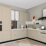 Tủ bếp chữ L thông minh