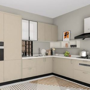 Tủ bếp chữ L thông minh