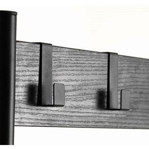 Kệ giày | ELVERUM | kim loại | đen | R60xS40xC175cm