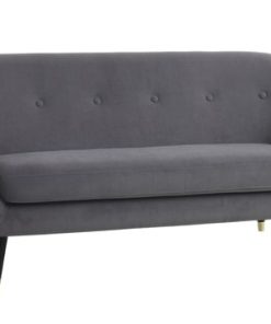 Sofa 2.5 chỗ | EGEDAL | vải polyester | xám đậm/đen | R170xS83xC83cm