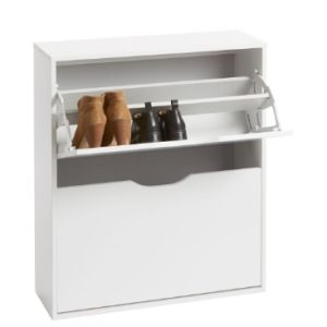 Tủ giày 2 ngăn | IDSKOV | gỗ công nghiệp | trắng | R71xS24xC81cm