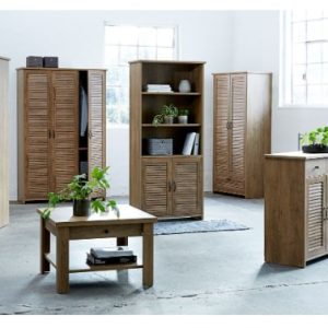 Tủ quần áo | MANDERUP | gỗ công nghiệp | màu sồi | R128xS53xC199cm