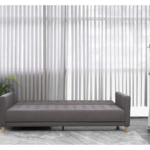 Sofa giường | FALSLEV | vải polyester | xám | R209xS85/107xC81cm