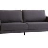 Sofa 3 chỗ | EGENSE | vải Polyester | xám đậm | R200xS80xC80cm