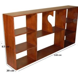 Kệ Sách Treo Tường Rộng 120cm