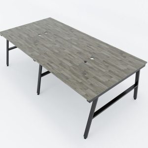Bàn cụm 4 240x120 AConcept chân sắt lắp ráp HBAC015